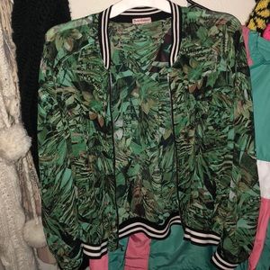 Sheer Juicy Couture bomber jacket